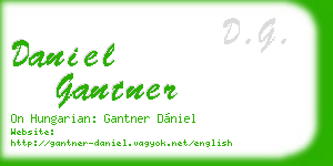 daniel gantner business card